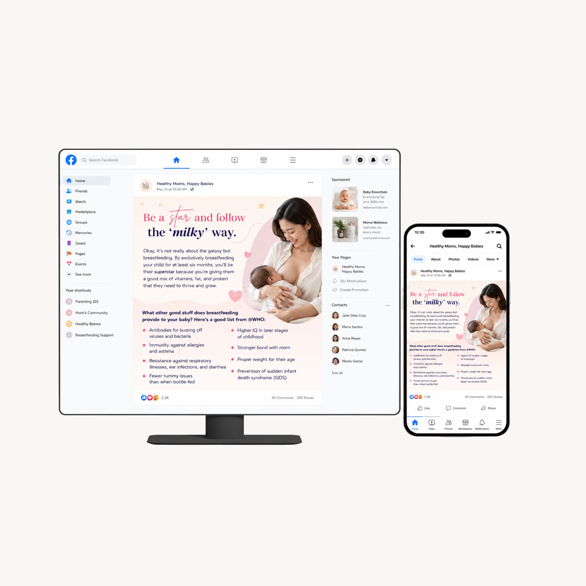 Non-profit social media project