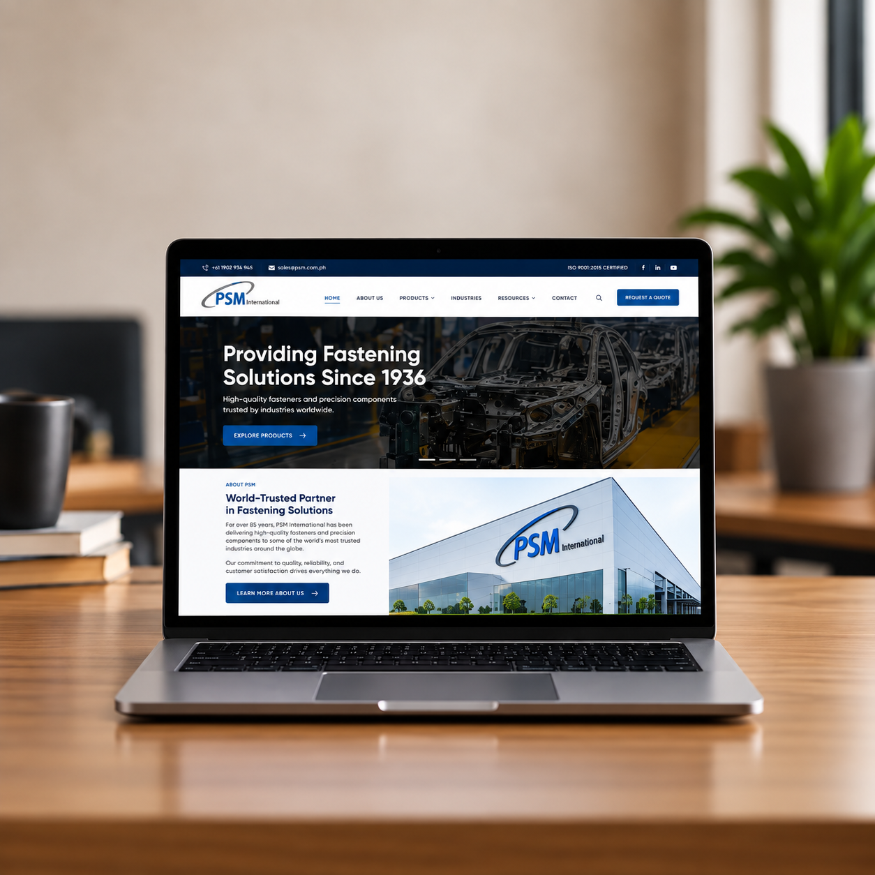 PSM Fasteners Website